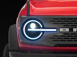 Morimoto XRGB LED Headlights; Black Housing; Clear Lens (21-25 Bronco)