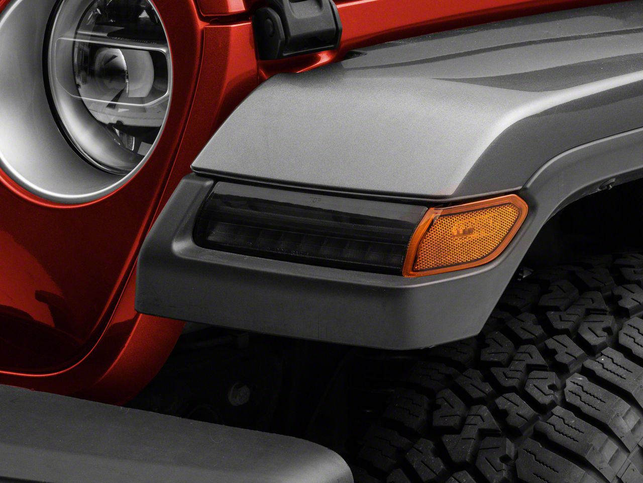ブラインド s2 Morimoto Jeep Gladiator GEN2 XB LED Turn Signals; Smoked