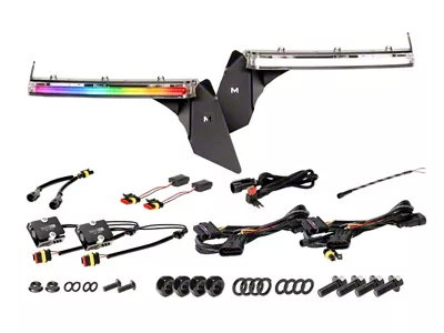 Morimoto High Line XRGB Fender Flare Chop Kit (20-26 Jeep Gladiator JT)