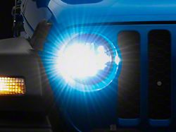 Morimoto Sealed7 LED Headlights; Black Housing; Clear Lens (20-26 Jeep Gladiator JT)
