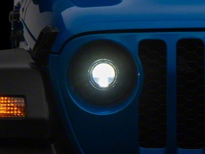 Morimoto Super7 LED Headlights; Black Housing; Clear Lens (20-25 Jeep Gladiator JT)