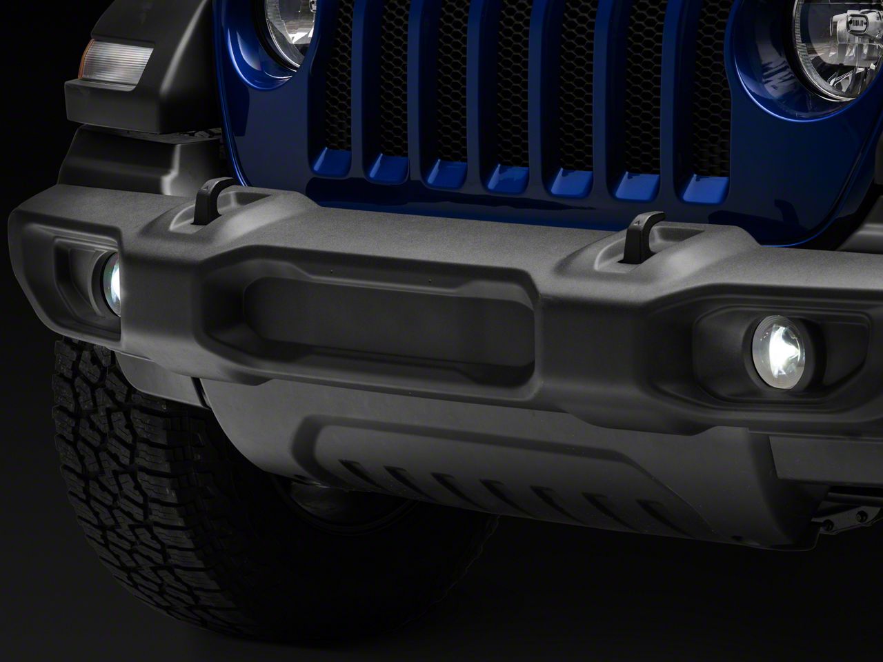 MIZIAUTO Pair Of Front Fog Lights For Jeep Patriot (2011-2017), Wrangler (2013-2020), Gladiator (2020) – Halogen, PSX24W