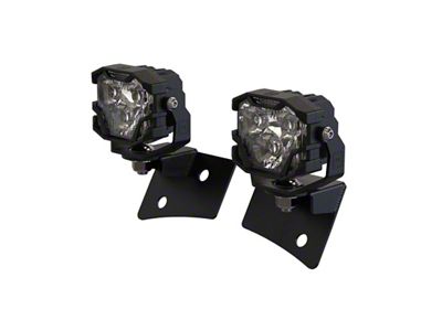 Morimoto 4Banger Ditch Light Kit; NCS White Flood Beam (07-18 Jeep Wrangler JK)