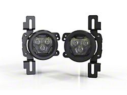 Morimoto 4Banger Fog Light Kit; NCS Yellow Wide Beam (18-25 Jeep Wrangler JL Rubicon, Sahara)
