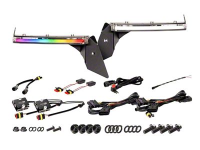 Morimoto High Line XRGB Fender Flare Chop Kit (18-26 Jeep Wrangler JL)