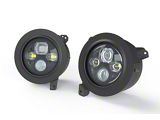 Morimoto Sealed7 LED Headlights; Black Housing; Clear Lens (18-25 Jeep Wrangler JL)