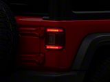 Morimoto XB LED Low Profile Tail Lights; Black Housing; Smoked Lens (18-26 Jeep Wrangler JL)
