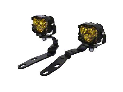 Morimoto 4Banger Ditch Light Kit; NCS White Flood Beam (16-23 Tacoma)