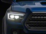 Morimoto XB Evo Hybrid LED Headlights; Black Housing; Clear Lens (16-23 Tacoma)