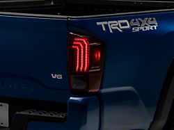 Morimoto XB LED Tail Lights; Black Housing; Red Lens (16-23 Tacoma)