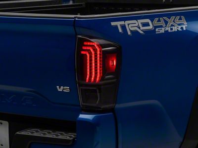 Morimoto XB LED Tail Lights; Black Housing; Smoked Lens (16-23 Tacoma)