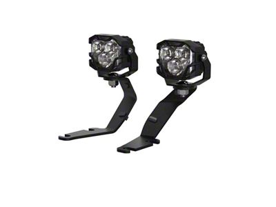 Morimoto 4Banger Ditch Light Kit; NCS Yellow Flood Beam (14-21 Tundra)