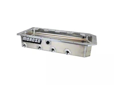 Moroso Dry Sump Oil Pan with Four Pickups on Passenger Side; Aluminum (18-21 Jeep Grand Cherokee WK2 Trackhawk)