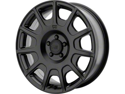Motegi RF11 Satin Black 5-Lug Wheel; 17x7.5; 40mm Offset (21-25 Bronco Sport)