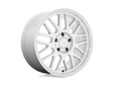 Motegi M9 Hyper Silver Wheel; 17x8; 40mm Offset (93-98 Jeep Grand Cherokee ZJ)