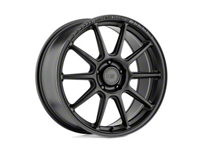 Motegi SS10 Satin Black Wheel; 18x8.5; 45mm Offset (93-98 Jeep Grand Cherokee ZJ)