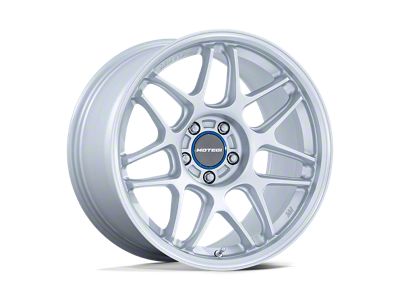 Motegi Tsubaki Hyper Silver with Machined Lip Wheel; 18x10.5; 25mm Offset (93-98 Jeep Grand Cherokee ZJ)