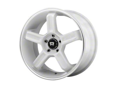 Motegi MR122 White with Machined Stripe Wheel; 18x8; 35mm Offset (15-23 Jeep Renegade BU)