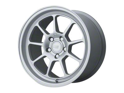 Motegi MR135 Hyper Silver Wheel; 18x9.5; 15mm Offset (87-95 Jeep Wrangler YJ)