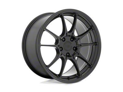Motegi SS5 Satin Black Wheel; 18x8.5; 45mm Offset (87-95 Jeep Wrangler YJ)