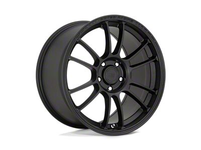 Motegi SS6 Satin Black Wheel; 17x8.5; 35mm Offset (87-95 Jeep Wrangler YJ)