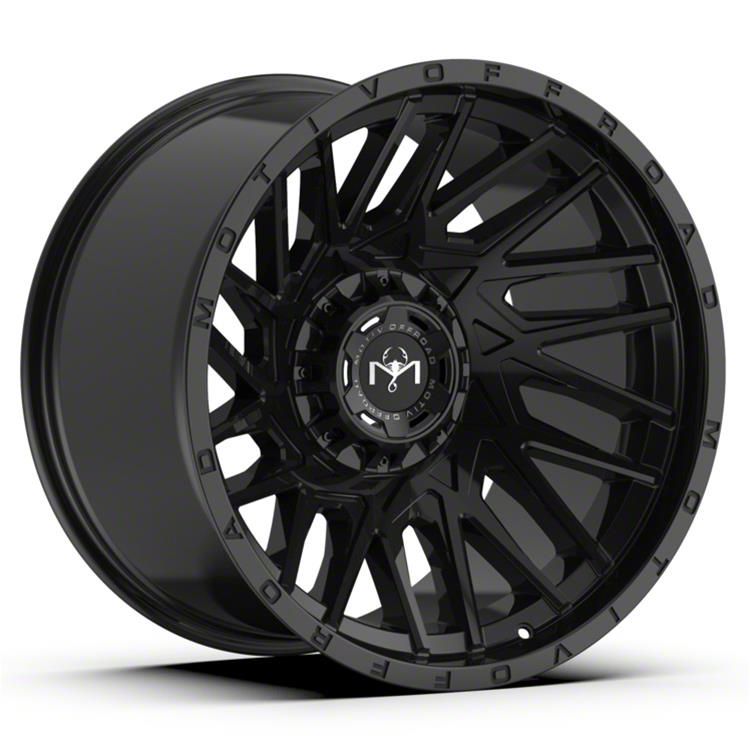 Motiv Offroad Titan Mutant Gloss Black 6-Lug Wheel; 20x9