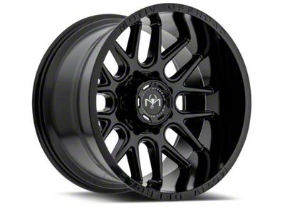 Motiv Offroad Magnus Gloss Black Wheel; 17x9; 0mm Offset (20-25 Jeep Gladiator JT)