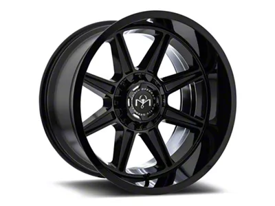 Motiv Offroad Balast Gloss Black 5-Lug Wheel; 20x10; -12mm Offset (76-86 Jeep CJ5 & CJ7)