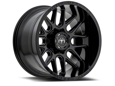 Motiv Offroad Magnus Gloss Black Wheel; 20x12; -44mm Offset (07-18 Jeep Wrangler JK)