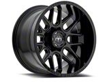 Motiv Offroad Magnus Gloss Black 5-Lug Wheel; 20x10; -25mm Offset (76-86 Jeep CJ5 & CJ7)