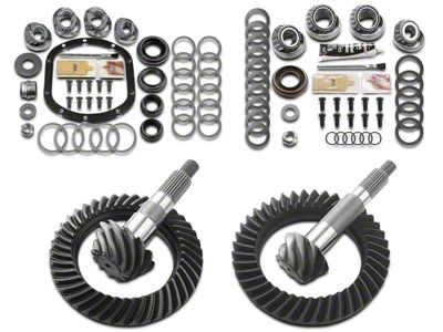 Motive Gear Dana 30 Front Axle and Dana 44 Rear Axle Complete Ring and Pinion Gear Kit; 4.88 Gear Ratio (97-06 Jeep Wrangler TJ, Excluding Rubicon)