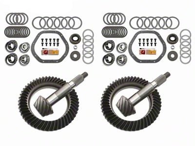 Motive Gear Dana 44 Front Axle and Dana 44 Rear Axle Complete Ring and Pinion Gear Kit; 4.56 Gear Ratio (03-06 Jeep Wrangler TJ Rubicon)