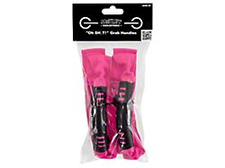 Motley Industries Grab Handles; Pink (21-25 Bronco)