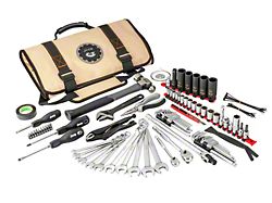 Motley Industries Jeep Tool Roll Kit; 83-Piece (87-25 Jeep Wrangler YJ, TJ, JK, & JL)