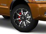Moto Metal MO970 Gloss Black Machined 6-Lug Wheel; 20x10; -24mm Offset (04-15 Titan)