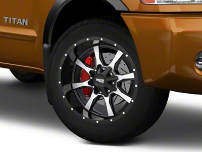 Moto Metal MO970 Gloss Black Machined 6-Lug Wheel; 20x10; -24mm Offset (04-15 Titan)