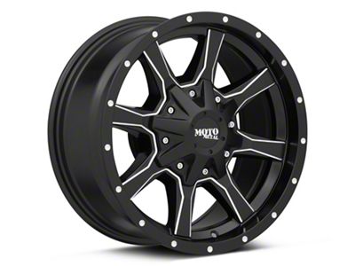 Moto Metal MO970 Satin Black Milled 6-Lug Wheel; 20x9; 0mm Offset (04-15 Titan)