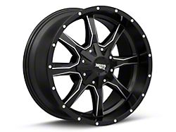 Moto Metal MO970 Semi Gloss Black Milled 6-Lug Wheel; 22x12; -44mm Offset (04-15 Titan)