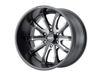 Moto Metal Dagger Satin Gray Milled 6-Lug Wheel; 18x9; 18mm Offset (05-21 Frontier)
