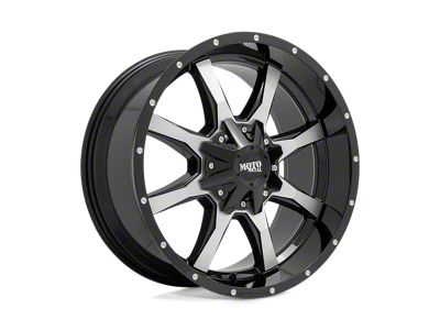 Moto Metal MO970 Gloss Black Machined Face 6-Lug Wheel; 20x9; 18mm Offset (05-21 Frontier)