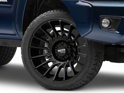 Moto Metal MO807 Gloss Black 6-Lug Wheel; 22x10; -18mm Offset (05-15 Tacoma)