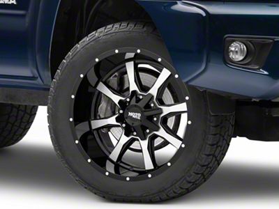 Moto Metal MO970 Gloss Black Machined 6-Lug Wheel; 22x10; -18mm Offset (05-15 Tacoma)