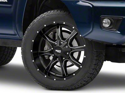 Moto Metal MO970 Semi Gloss Black Milled 6-Lug Wheel; 22x10; -18mm Offset (05-15 Tacoma)