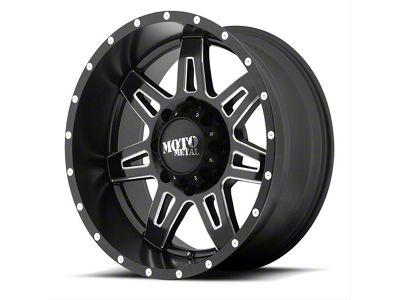 Moto Metal MO975 Satin Black Milled 6-Lug Wheel; 18x9; 18mm Offset (05-15 Tacoma)
