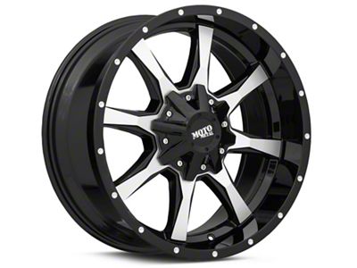 Moto Metal MO970 Gloss Black Machined 5-Lug Wheel; 20x9; 18mm Offset (07-13 Tundra)