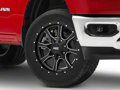 Moto Metal MO970 Satin Black Milled 5-Lug Wheel; 20x9; 18mm Offset (07-13 Tundra)