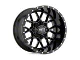 Moto Metal Siege Gloss Black 6-Lug Wheel; 20x12; -44mm Offset (22-26 Bronco Raptor)