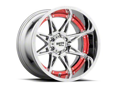 Moto Metal Hydra Chrome 6-Lug Wheel; 17x9; -12mm Offset (24-25 Tacoma)
