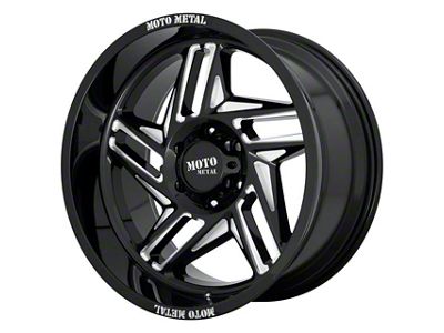 Moto Metal MO996 Ripsaw Gloss Black Milled 6-Lug Wheel; 20x12; -44mm Offset (24-25 Tacoma)
