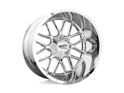 Moto Metal Siege Chrome 6-Lug Wheel; 20x12; -44mm Offset (24-25 Tacoma)